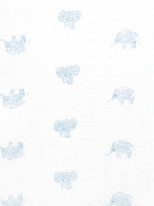Lot de 3 langes bébé en coton – Motifs animaux et nuages