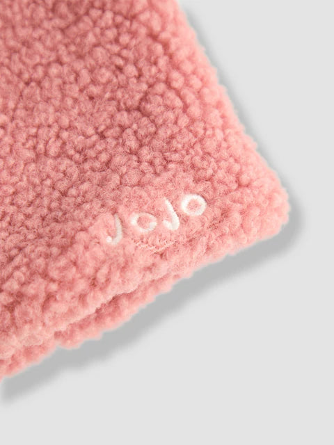 Cagoule polaire rose à oreilles pour bébé et enfant