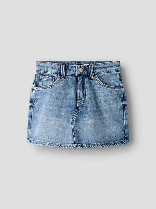 Jupe en jean bleu clair pour fille