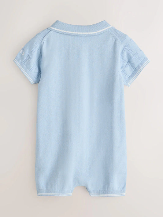 Combinaison bleue en maille Baker by Ted Baker