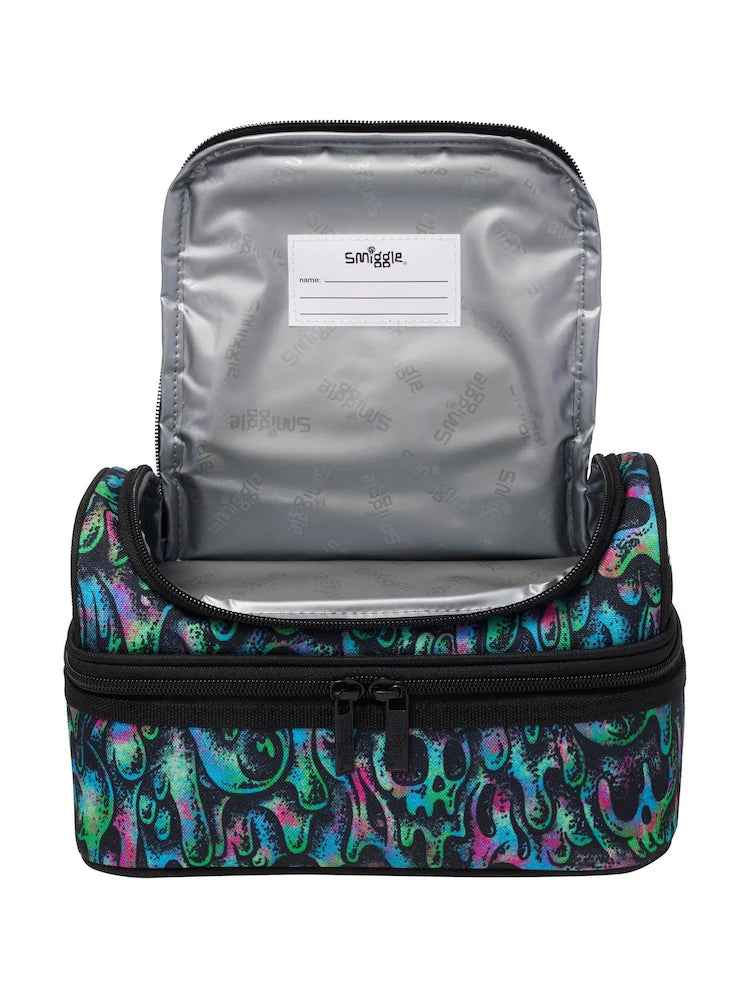 Boîte à lunch noire - Smiggle Surreal à deux étages