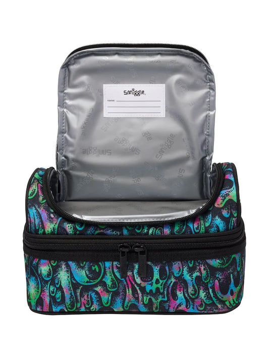 Boîte à lunch noire - Smiggle Surreal à deux étages