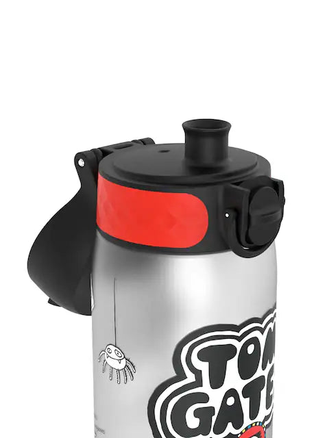 Gourde enfant à motif Top Gate brilliant bottle avec paille intégrée