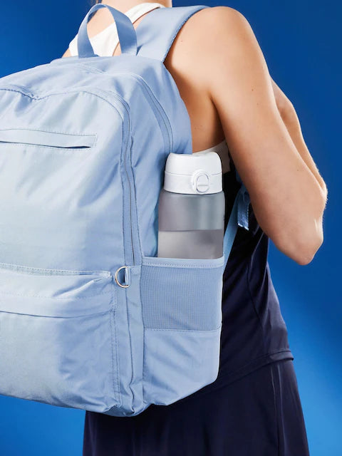 Gourde sport avec repères horaires – bouteille d'eau motivationnelle