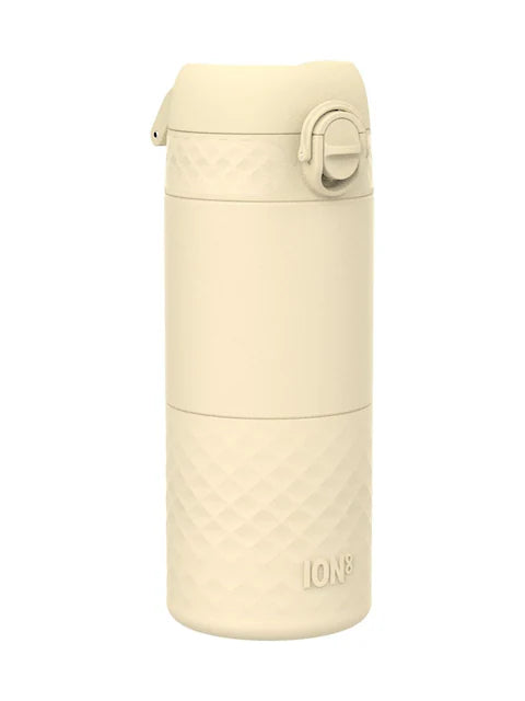 Thermos isotherme beige – Bouteille thermique avec poignée de transport