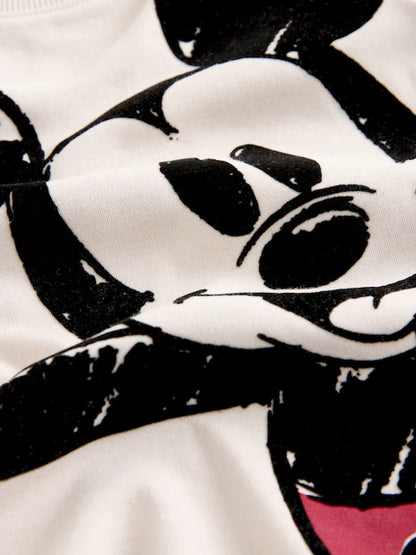 Lot de 3 pyjamas enfants 100 % coton avec motifs fantaisie et Mickey (9 mois - 10 ans)