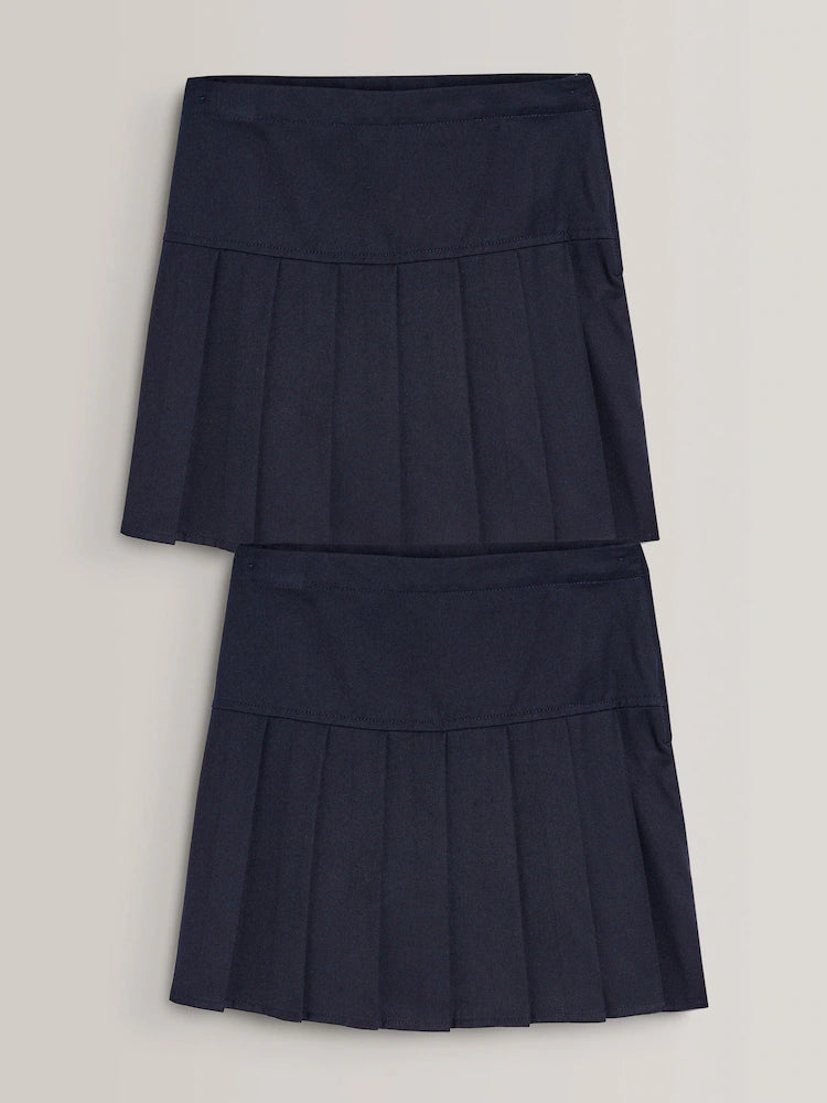 Jupe noire à volant asymétrique pour fille - Lot de 2 (3-16 ans)