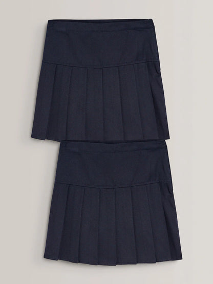 Jupe noire à volant asymétrique pour fille - Lot de 2 (3-16 ans)