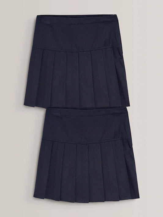 Jupe noire à volant asymétrique pour fille - Lot de 2 (3-16 ans)