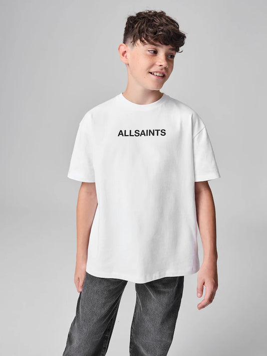 Chemise noire à manches longues imprimée pour garçon