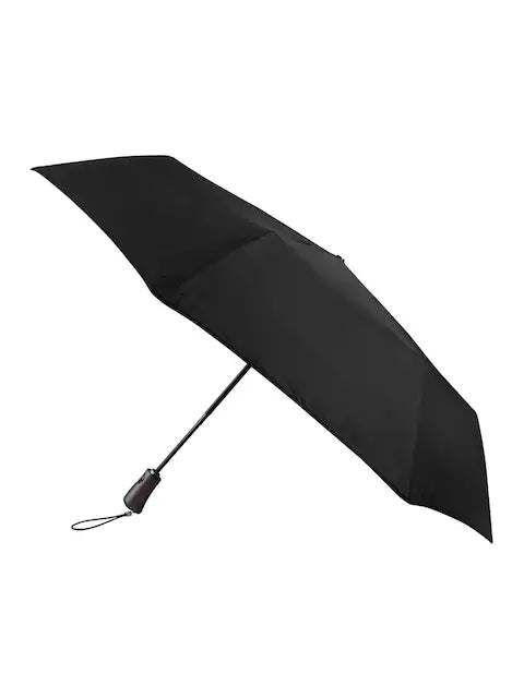 Parapluie pliable automatique noir – Résistant au vent