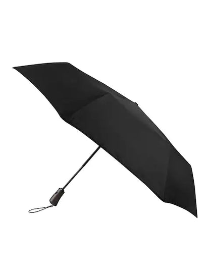 Parapluie pliable automatique noir – Résistant au vent