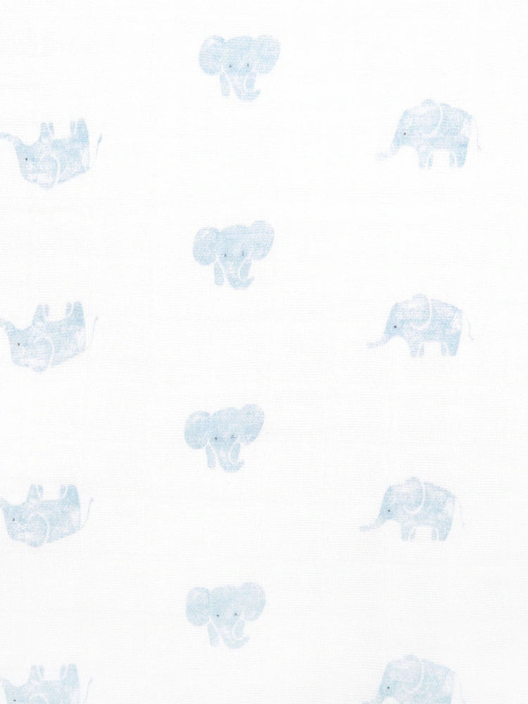Lot de 3 langes bébé en coton – Motifs animaux et nuages
