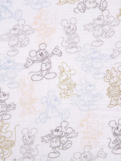 Lot de couvertures bébé Disney Mickey Mouse – Douces et respirantes