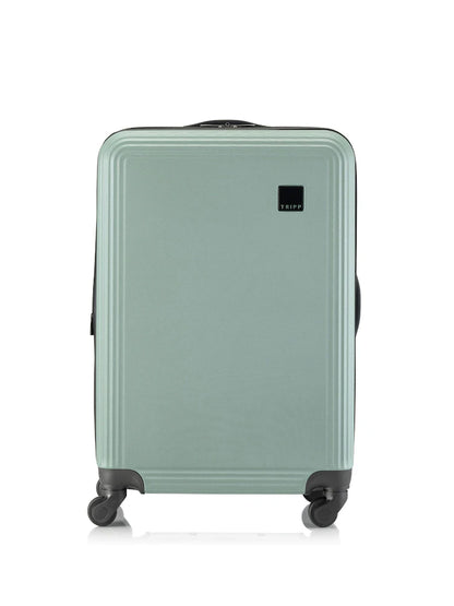 Valise rigide grand format vert sauge 66 cm en polyester