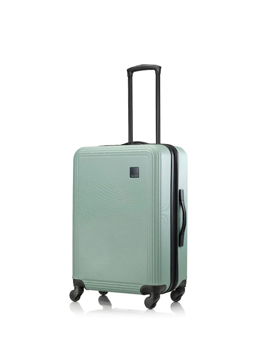 Valise rigide grand format vert sauge 66 cm en polyester