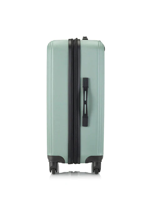 Valise rigide grand format vert sauge 66 cm en polyester