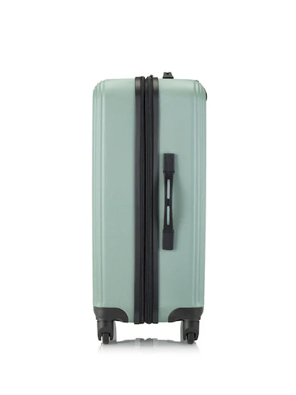 Valise rigide grand format vert sauge 66 cm en polyester
