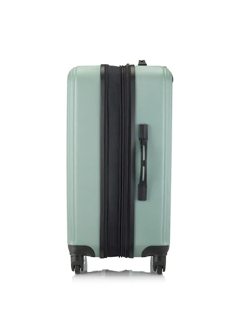 Valise rigide grand format vert sauge 66 cm en polyester