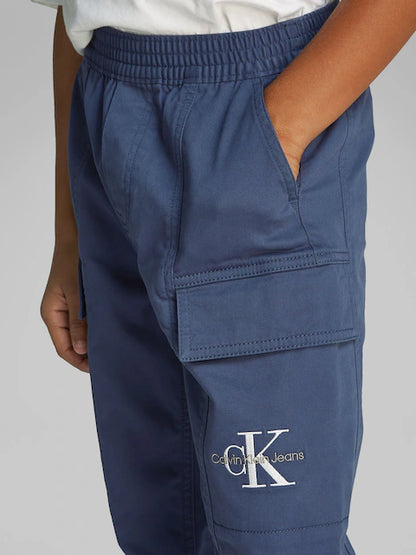 Pantalon cargo bleu marine pour garçon