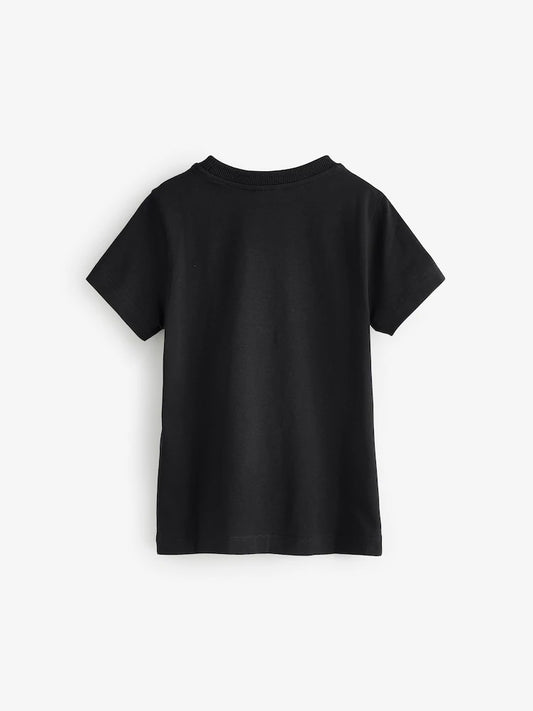 T-shirt Moschino noir à logo pour enfant.