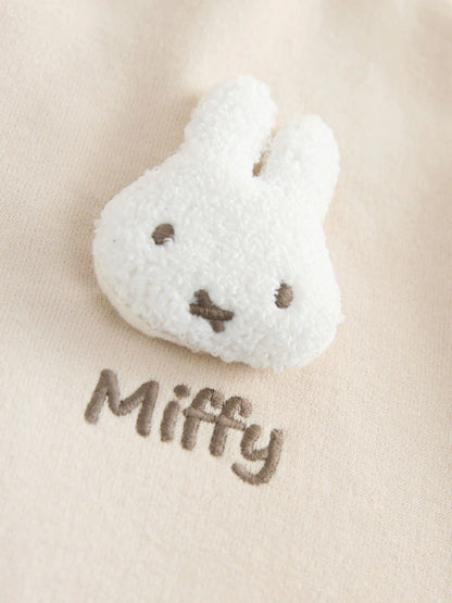 Ensemble bébé tunique beige et legging gris (3 mois - 7 ans)