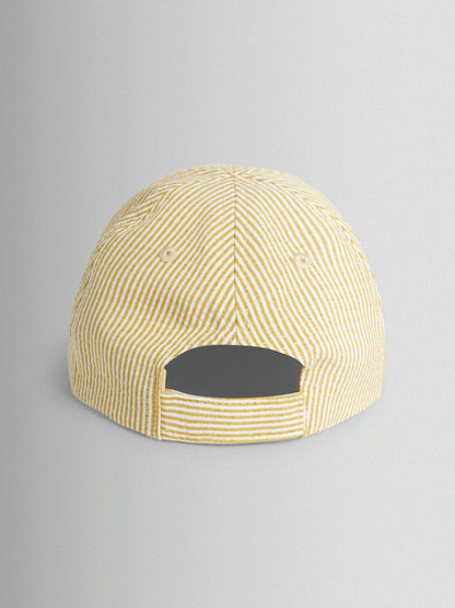 Casquette côtelée fleur pour enfant