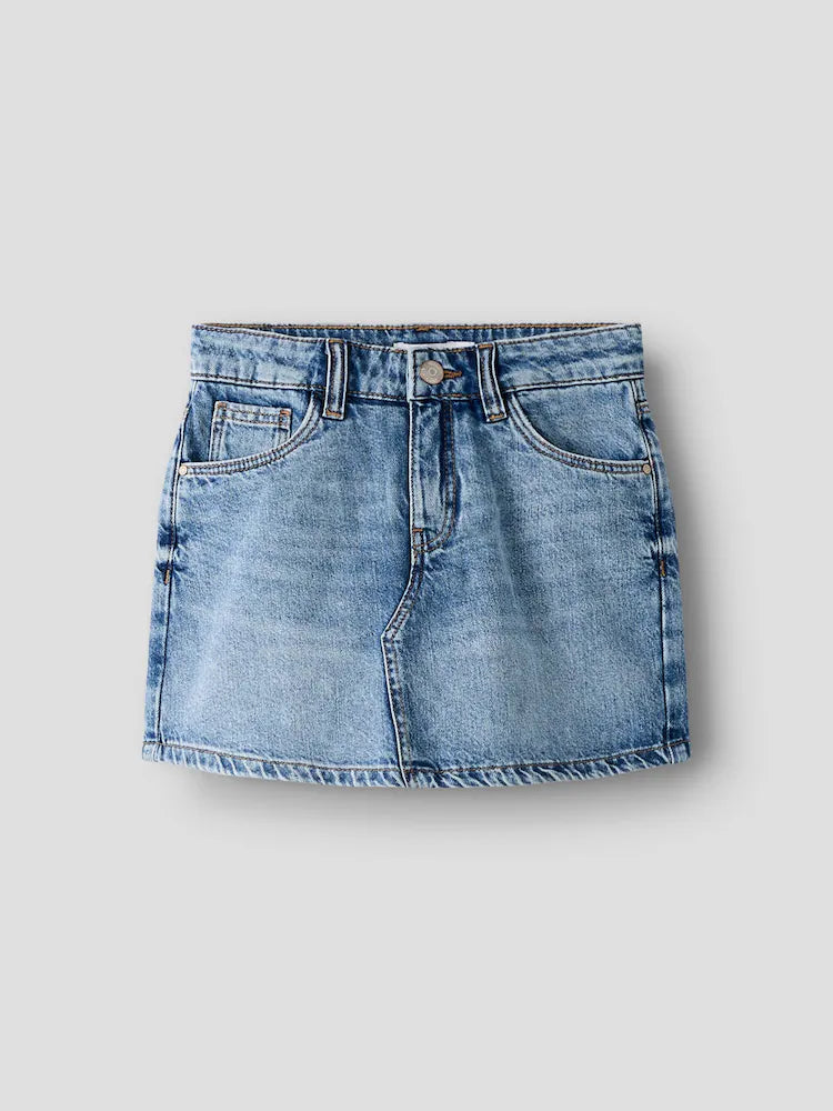 Jupe en jean bleu clair pour fille