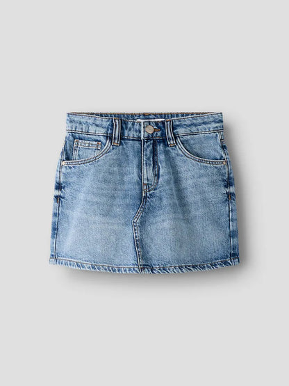 Jupe en jean bleu clair pour fille