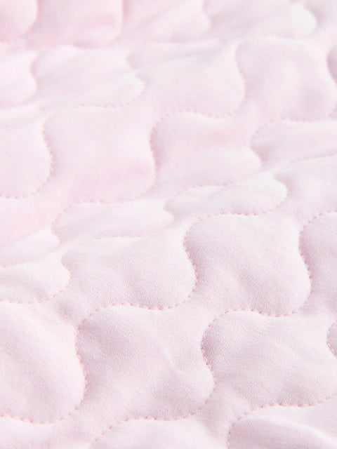 Couverture bébé réversible motif floral