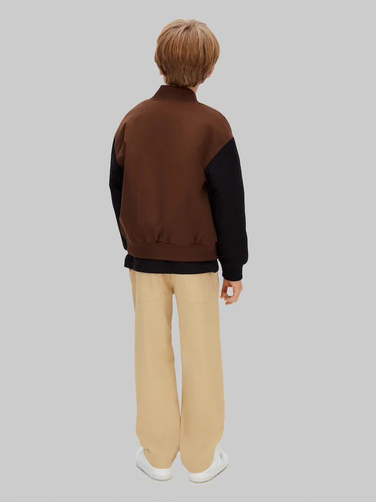 Pantalon droit beige confortable pour garçon
