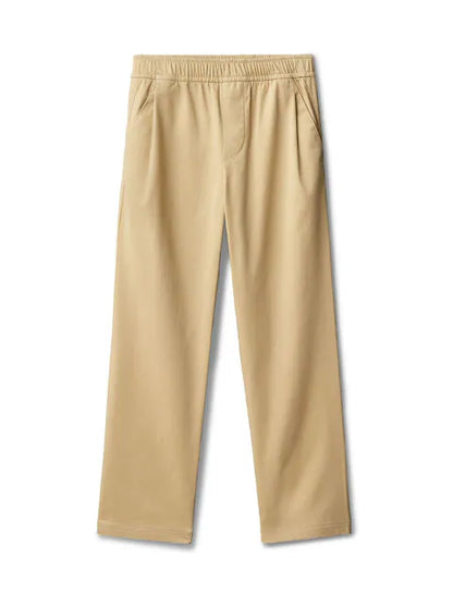 Pantalon droit beige confortable pour garçon