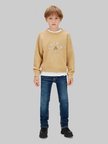 Jean slim enfant bleu foncé extensible