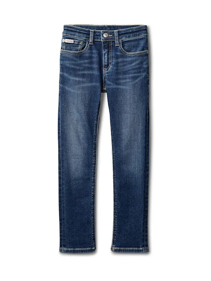 Jean slim enfant bleu foncé extensible