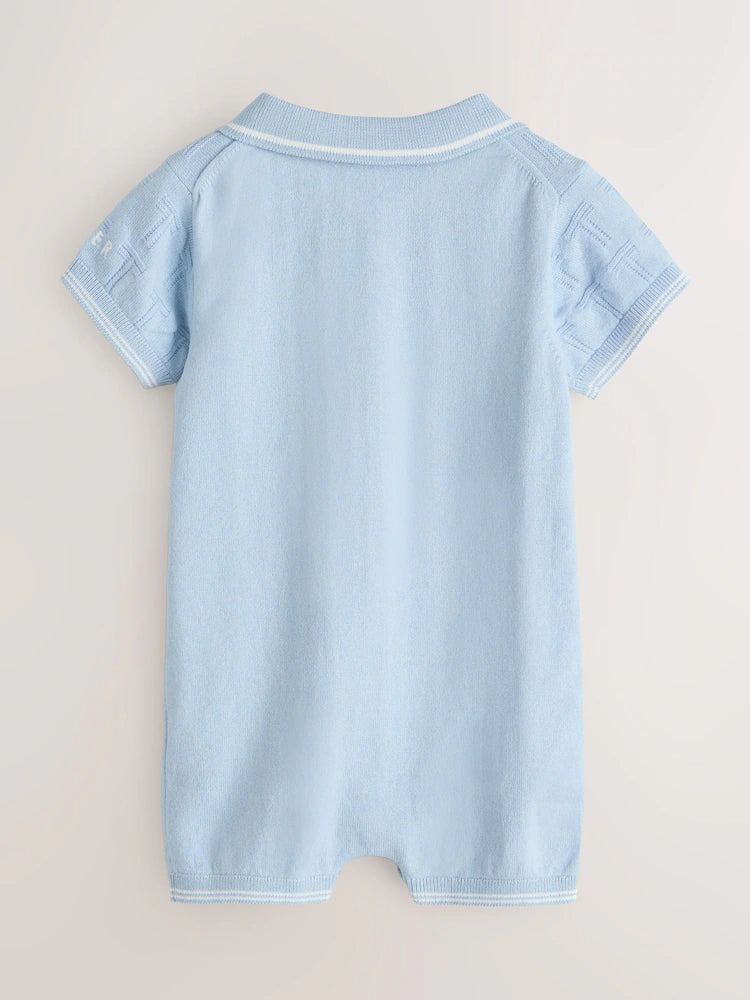 Combinaison bleue en maille Baker by Ted Baker