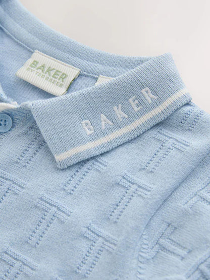 Combinaison bleue en maille Baker by Ted Baker