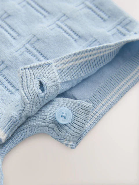 Combinaison bleue en maille Baker by Ted Baker