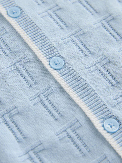 Combinaison bleue en maille Baker by Ted Baker