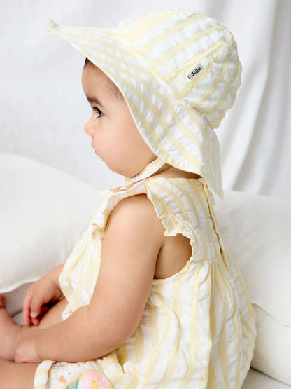 Robe bébé écrue à broderies florales