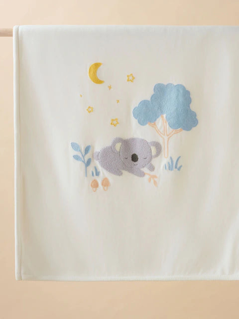 Couverture bébé nuage et lune – Douceur et tendresse
