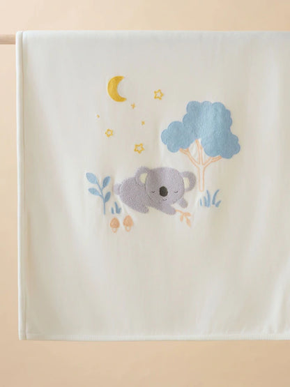 Couverture bébé nuage et lune – Douceur et tendresse