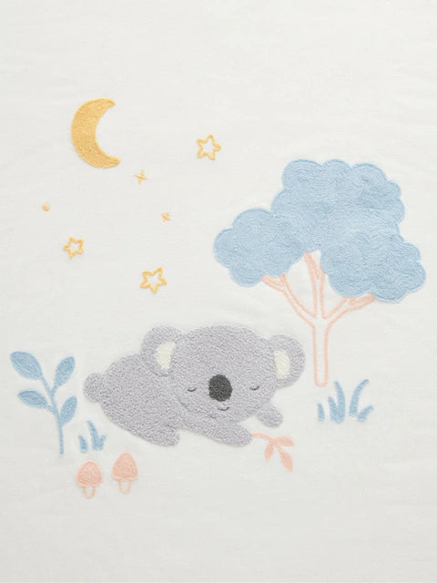 Couverture bébé nuage et lune – Douceur et tendresse