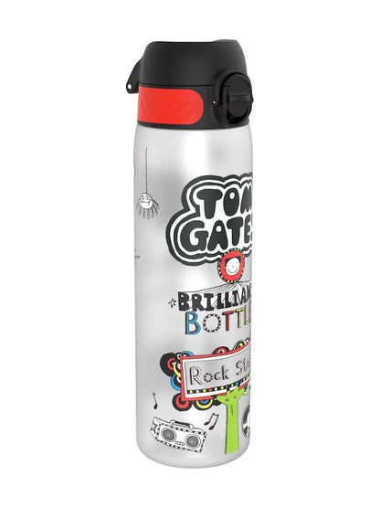 Gourde enfant à motif Top Gate brilliant bottle avec paille intégrée