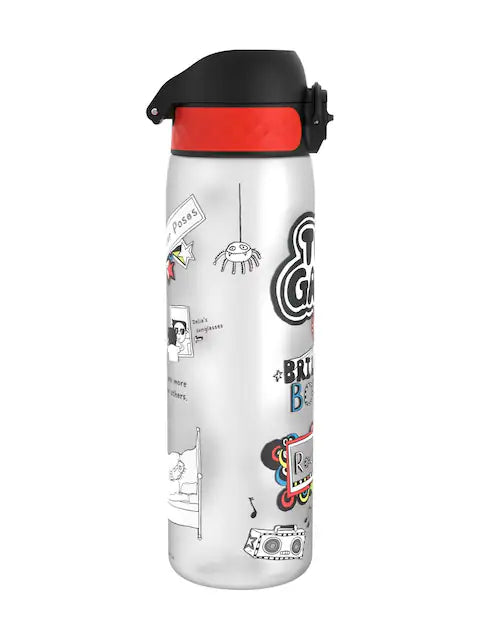 Gourde enfant à motif Top Gate brilliant bottle avec paille intégrée