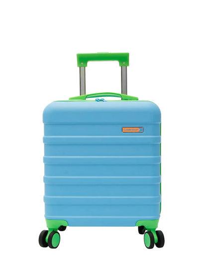 Valise cabine rigide enfant bleu ciel à roulettes 360°