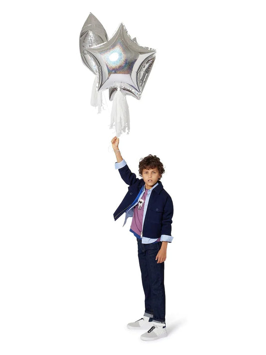 Jean enfant bleu foncé coupe droite classique
