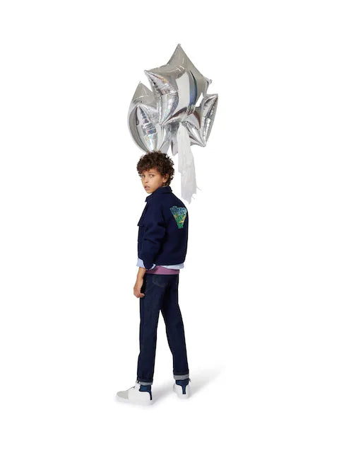 Jean enfant bleu foncé coupe droite classique