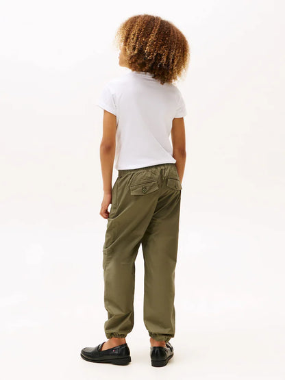 Pantalon cargo jogging kaki pour garçon