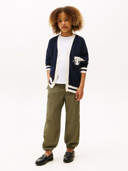 Pantalon cargo jogging kaki pour garçon
