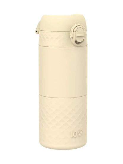 Thermos isotherme beige – Bouteille thermique avec poignée de transport